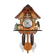 Cuckoo Clock Quartz Wall Clock With Cuckoo Sound Classic Design Cuckoo Bird Clock Living Room Home D