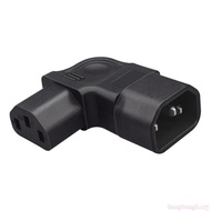 Bang IEC320 C14 to C13 Power Conversion Plug C13 to C14 Plum Blossom Male to C13 Female Adapter Conn