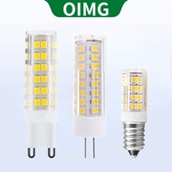 OIMG LED Bulb Light G9/G4/E14 5W 8W 12W LED Lamp AC 85-260V LED Corn Bulb SMD2835 360 Beam Angle Rep