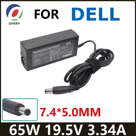 65W 7.4*5.0mm AC Laptop Charger For Dell XPS 11 12 13 L321X L322X for inspiron 12 14 15 24 vostro 20