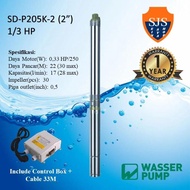 WASSER SD-P205K SUBMERSIBLE PUMP/POMPA SATELIT 2"/2IN-BelieveStore7