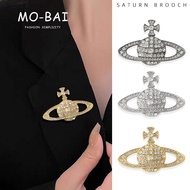 Queen Mother Of The Cialis Full Diamond Saturn Brooch Design Niche Light Luxury Autumn And Winter Su