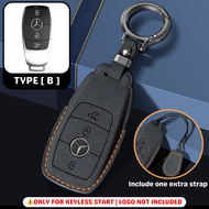 🇲🇾 Mercedes Suede Alcantara Car Key Cover For Mercedes A C E G S CLA GLA GLC Class 3D Fully Covered 