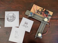 ARDUINO+MINI+CNC+PLOTTER/ PRINT 3D (HANYA RANGKA SAJA)-kidszonee