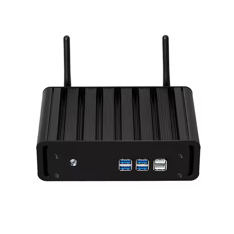Fanless Mini PC Intel Core i7 4500U i5 4200U 8GB RAM 128GB-512GB SSD Windows 10 Gigabit Ethernet 300