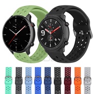 22mm Silicone Watch Band For Xiaomi Huami Amazfit GTR 3/3Pro / GTR 2/2E/2eSIM / GTR 47mm smart watch Strap Bracelet