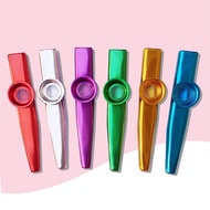 1pc Easy Play Metal Kazoo Flute - Durable Aluminum Cardboard Musical Instrument for Beginners