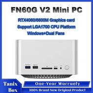 FEVM FN60G MINI PC AMD NVDIA RTX4060 8G DDR5 PCle4.0 AX200 WIFI6 BT5.0