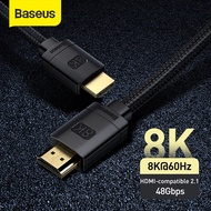 Baseus HDMI-Compatibele Cable 8K 60HZ 4K 120HZ Ultra High Speed Sound Cable for Computer Laptop Monitor Projector Network Set Top Splitter Switch PS4 Audio Video TV Cable