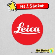 Leica Logo Sticker Waterproof Vinyl Camera