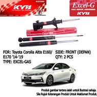 KYB Toyota Corolla Altis E160 E170 '14-'16 Front (Depan) / Rear (Belakang) Gas Shock Absorber 2pcs