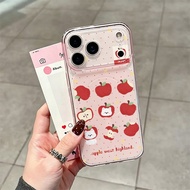 Redmi A3 17C A4 A5 A7 15 15C 12C 10C 10 12 9C 13 1Lovely Apple Large Window Silicone Case TMSC205WY