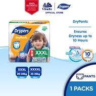 Drypers DryPantz Baby Diapers XXXL20/ XXXXL18