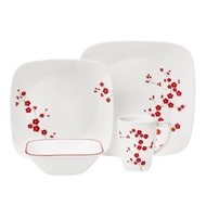 CORELLE 16pc Corelle Square Dinner Set