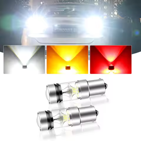 2x Canbus P21W 1156 BA15S LED Bulb Reverse lights DRL For For Mercedes Benz AMG CLA W203 W211 W204 W
