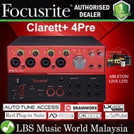 Focusrite Clarett+ 4Pre 18 In and 8 Out USB C Audio Interface For Complete Creator (Clarett + 4 Pre)