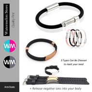 Anti Static Titanium Ionic Magnetic Wristband Silicone Bracelet Balance Band Balance Body Sport Heal