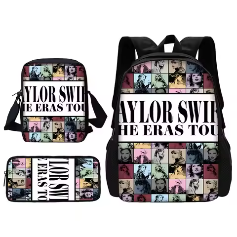 Singer Child T-Taylors School Backpack With Shoulder Bag Pencil Bags School Bags for Boys S-Swifts G