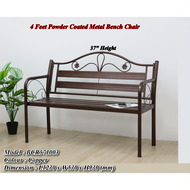 Garden Metal Bench Chair / Powder Coated Metal Bench Chair / Outdoor Bench Chair / Kerusi Bench Besi