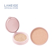 [สูตรใหม่] LANEIGE Neo Cushion Glow Refill 15g ลาเนจ นีโอคุชชั่น สูตรโกล เนื้อสัมผัสบางเบา ไม่ติดมาส