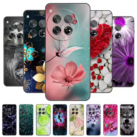 for OnePlus 12 Case Soft TPU Silicone Phone Covers for OnePlus 12 Case Bumper OnePlus12 One Plus 12 