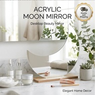 Irregular Acrylic Vanity Mirror – Desktop Makeup Mirror & Photography Prop