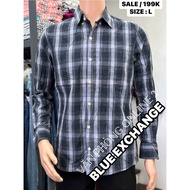 Men's Long Sleeve Striped Shirt - The Blues 59R2