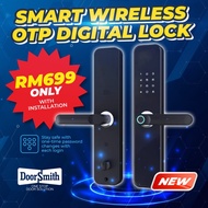 RM699 with Installation Smart Fingerprint Door Lock Safe Digital Electronic Lock APP Password Hotel Airbnb