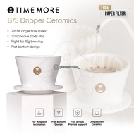 Timemore Coffee Dripper 01 Wave B75 Ceramic | V60 Pour Over Ceramic Coffee Dripper