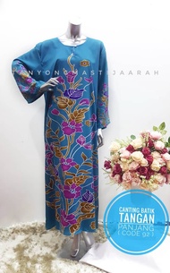 New Arrival Kaftan/Baju Kelawar Canting Batik Creaction/Terengganu/Baju Tidur Lengan Panjang/Plus Size/Polyester/Murah/Terkini