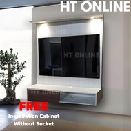 HT ONLINE 4ft TV Cabinet / Wall Mounted Tv Cabinet / Hall Cabinet / Kabinet TV Gantung / Almari TV