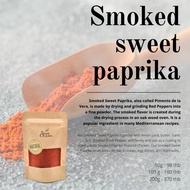Smoked sweet paprika Powder 100% Grade Premium เครื่องเทศคุณภาพ from Europe