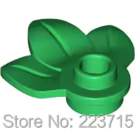 *Plant, W. Plate 1X1* 50pcs Y9139 DIY enlighten block brick part No. 32607 Compatible With Other Ass