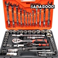 61pcs Socket Wrench SeRatchet Spanner Tools Set Box Set (M)