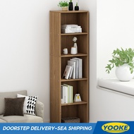 YOOK Enlarged Wooden Book Shelf Simple Bookshelf Cabinet Kids Book Shelf Storage Cabinet