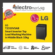 LG T2310VSAB Smart Inverter Top  Load Washing Machine  in Middle Black 10kg