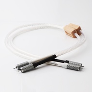 Pair Nordost Odin Supreme Reference Interconnect RCA Audio Cable with Carbon Fiber RCA PLUG7n Silver