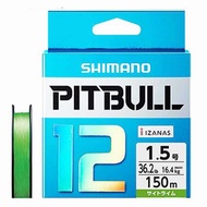 Dù Câu Cá Lure Dây PE SHIMANO PITBULL X12 150M