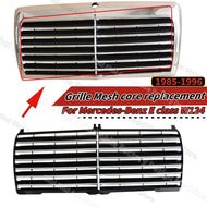 For Mercedes-Benz E Class W124 1985-1993 1994-1996 Radiator Grill Grille Cover Net Replacement Grill