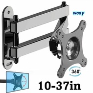 WOAY LCD Monitor Bracket, Rotatable Wall Mount Computer Bracket, Universal Extendable Sturdy 10-37in