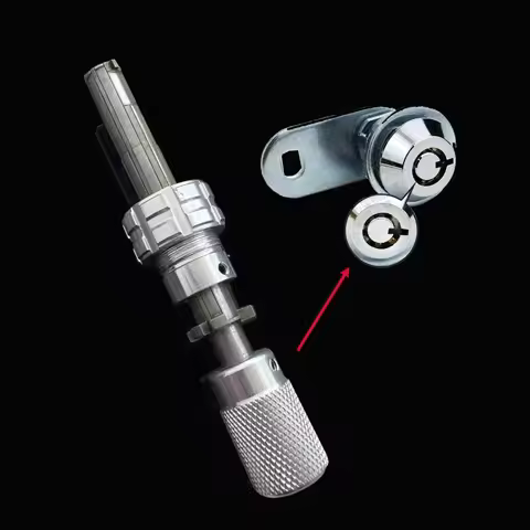 New Lock Tools 1Pcs 7 Pin Advanced Tubular Lock Tool Set For Padlock Tool Cross Pic-ik Tubular Pick 