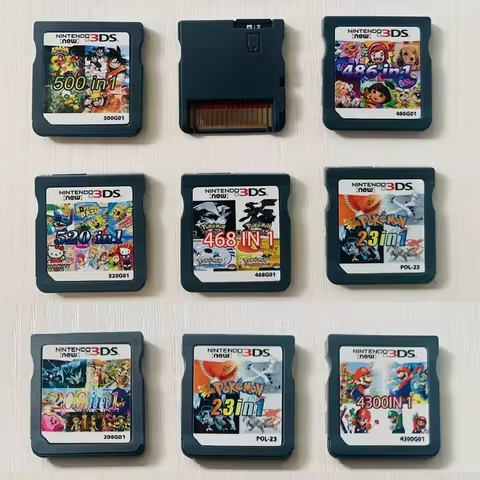 NDS Game Card DS 468in1.482in1 4300in1 500in1 520in1 208in1 New Version NDS US Version European Vers