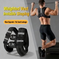 Reflective Strip Weight Vest Adjustable Fitness Training Vest Leak-Proof Neoprene Workout Vest