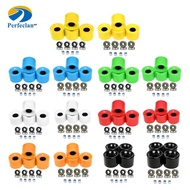 Perfeclan Longboard Skateboard Wheels 60mm 78A with Bearings, Set of 4, Replacement Wheels