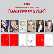 BABYMONSTER อัลบั้ม BABYMONS7ER เดี่ยว PhotoCards Rami Chiquita Pharora Asa Ahyeon Ruka 6ชุดต่อชุด