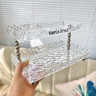 2 Bathroom Washstand Desktop Storage Box Light Luxury Shelf Toilet Acrylic Cosmetic Storage Rack Toi