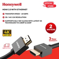Honeywell High Speed Short Collar HDMI 2.0 Cable with Ethernet Ultra HD Resolution 18 GBPS Transmission Speed High-Speed Compatible with all HDMI Devices Laptop Desktop TV Set-top Box Soundbars Gaming Console