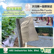 1.2m x 500m Plastik Silvershine, Plastik tutup batas, plastic mulch