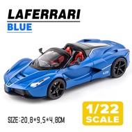 LEO 1:22 LaFerrari Supercar โลหะ D Iecast ล้อแม็กของเล่นรถยนต์รุ่นรถบรรทุกสำหรับเด็กผู้ชายเด็กเด็กยา