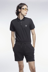 ESP เสื้อโปโลเฟรนช์ชี่ ผู้ชาย สีดำ | Frenchie Polo Shirt | 3784